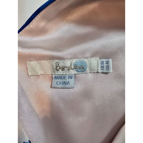 Boden Womens Sleeveless Floral‎ Midi Dress V-Neckline Pleated Bodice Size US 4 - Picture 5 of 16